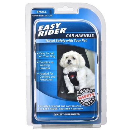 Coastal Pet Easy Rider Car Harness - Black