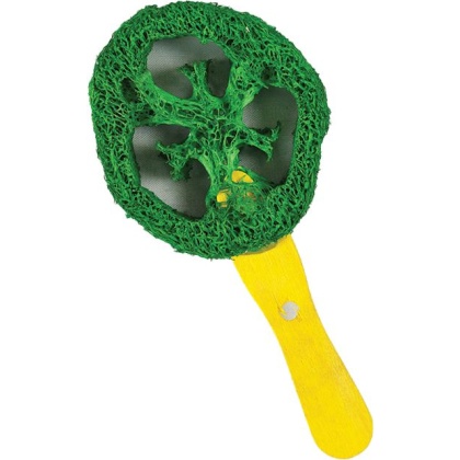 AE Cage Company Nibbles Lollipop Loofah Chew Toy