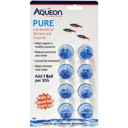 Aqueon Pure LIve Beneficial Bacteria and Enzymes for Aquariums