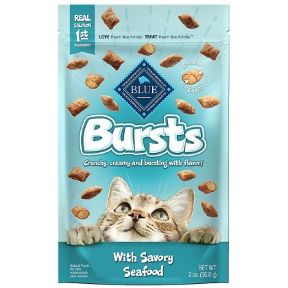 Blue Buffalo Bursts Cat Treats Savory Seafood