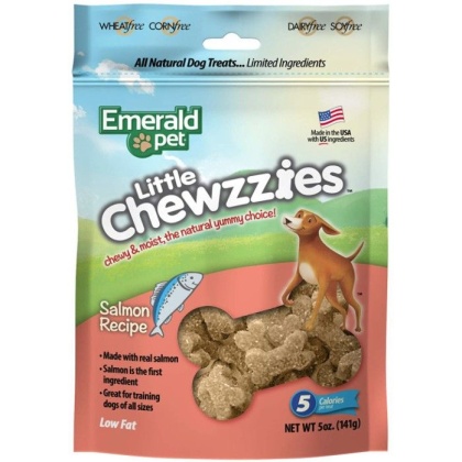 Emerald Pet Little Chewzzies Soft Training Treats Salmon Recipe