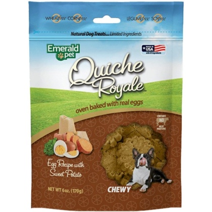 Emerald Pet Quiche Royal Sweet Potato Treat for Dogs