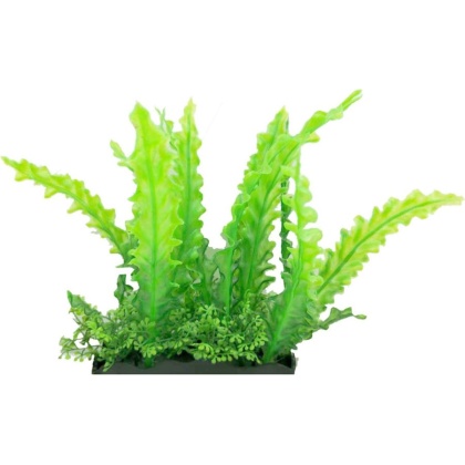 Penn Plax Wavy Edge Sword Bunch Plant Large