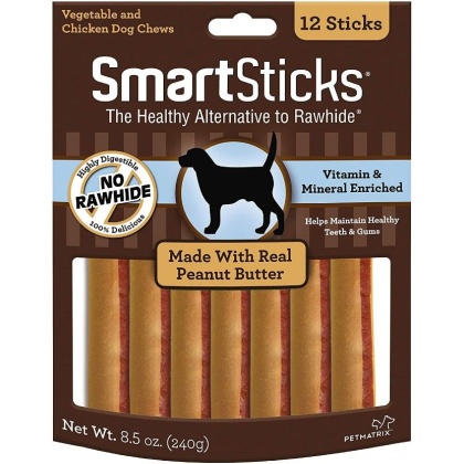 SmartBones SmartSticks Peanut Butter Flavor