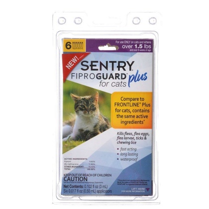 Sentry Fiproguard Plus for Cats & Kittens