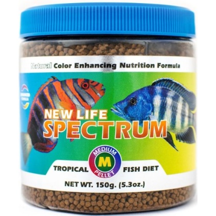 New Life Spectrum Tropical Fish Food Medium Sinking Pellets