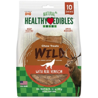 Nylabone Healthy Edibles Wild Antler Chews - Venison