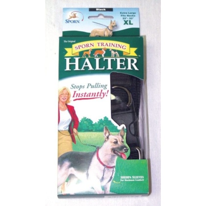 Sporn Original Training Halter for Dogs - Black