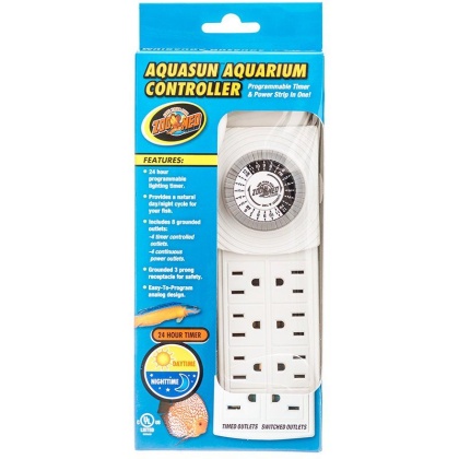 Zoo Med Aquatic AquaSun Aquarium Controller Timer & Powerstrip